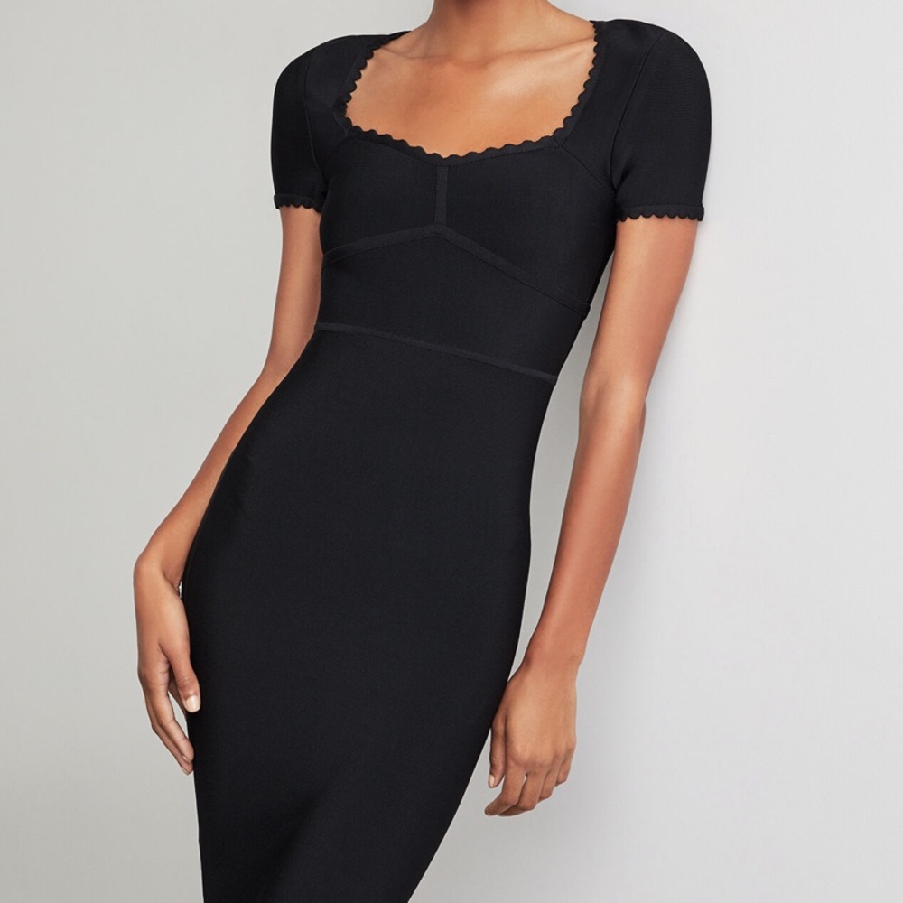 BCBGMAXAZRIA Black Bustier Dress